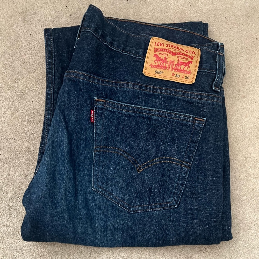 Mens Levi 569 Jeans